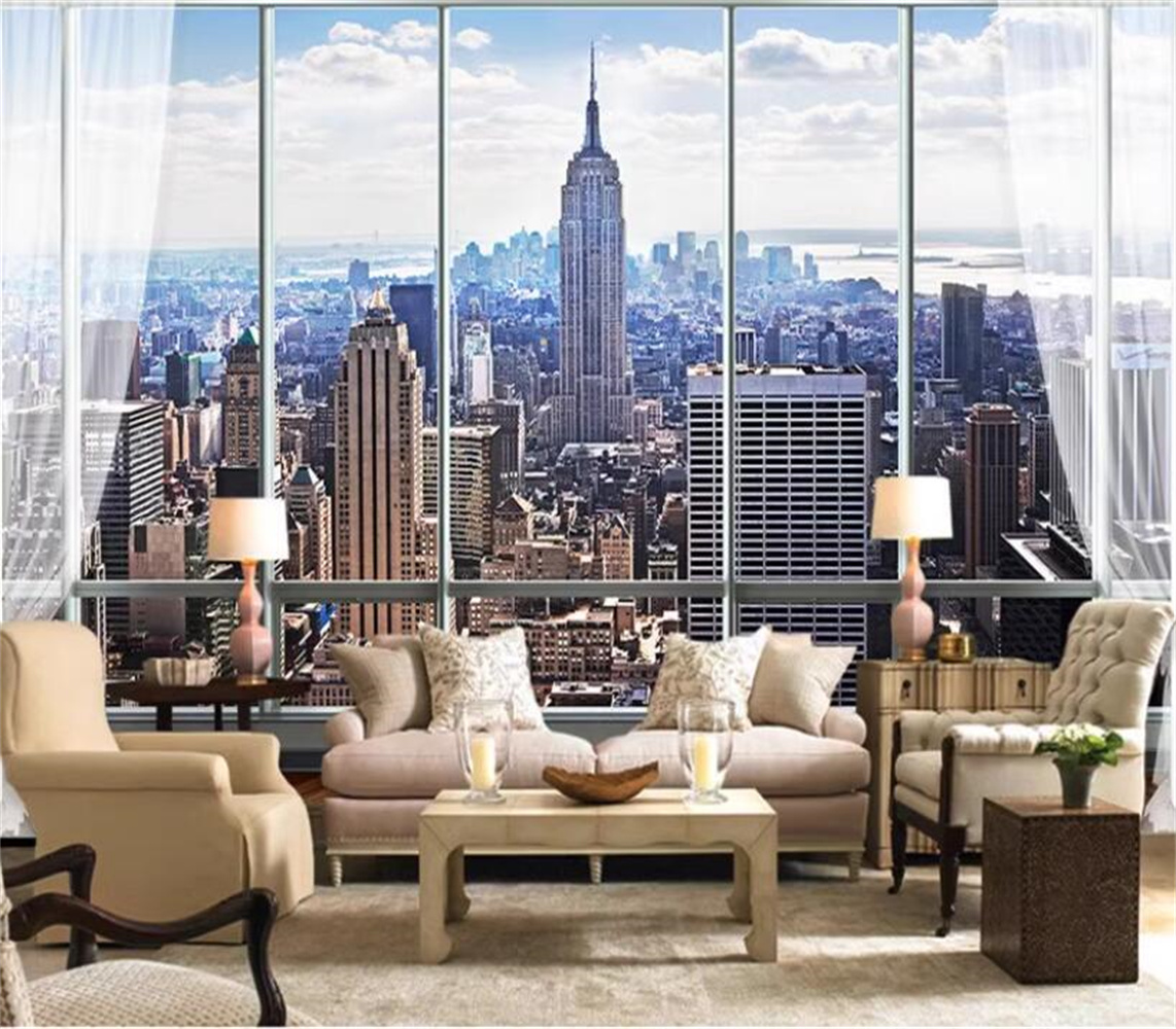 Interior Design York - New York Sunrise Finestra 3D Paesaggio
