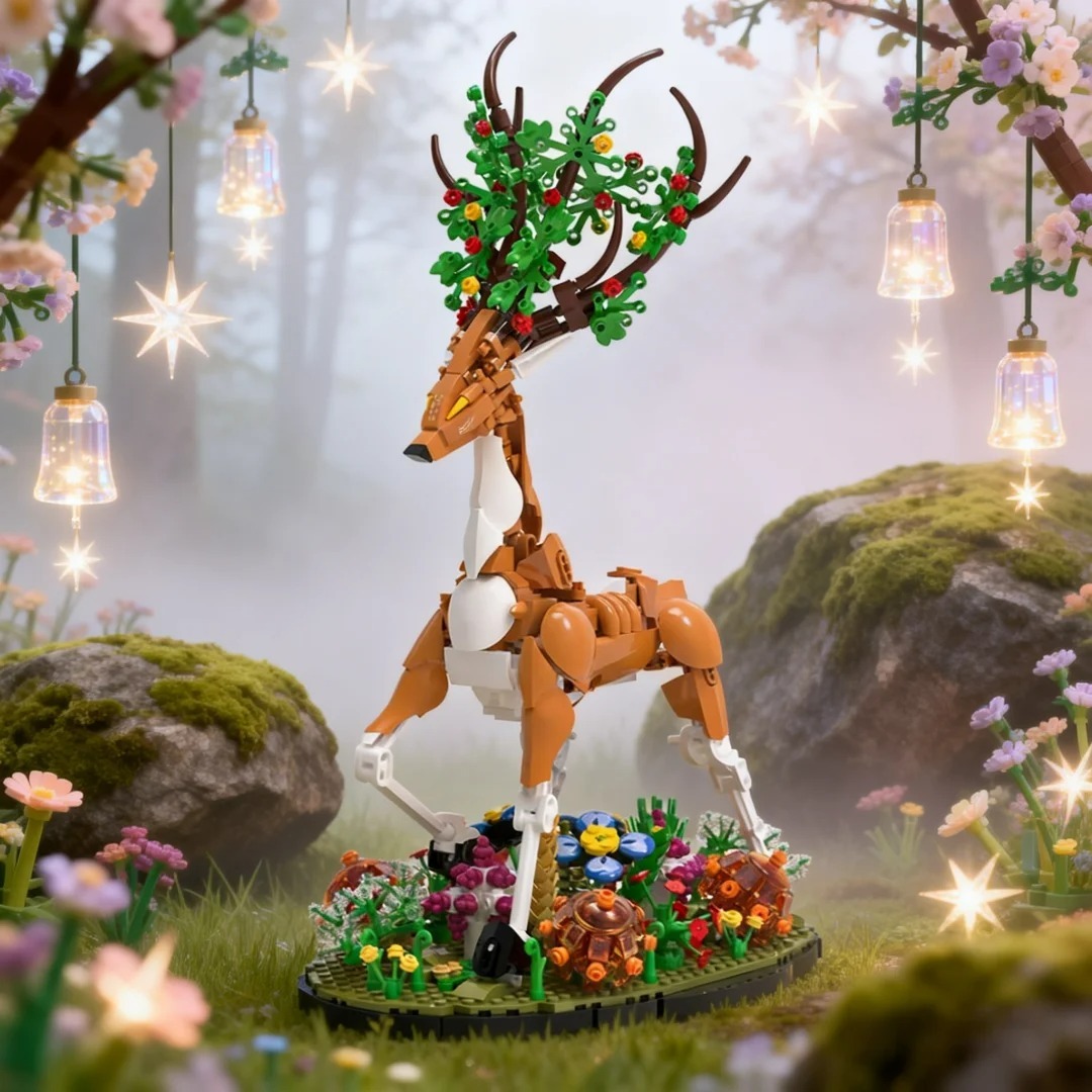 Interior Design Scandinavian - Kit di costruzione a tema fauna