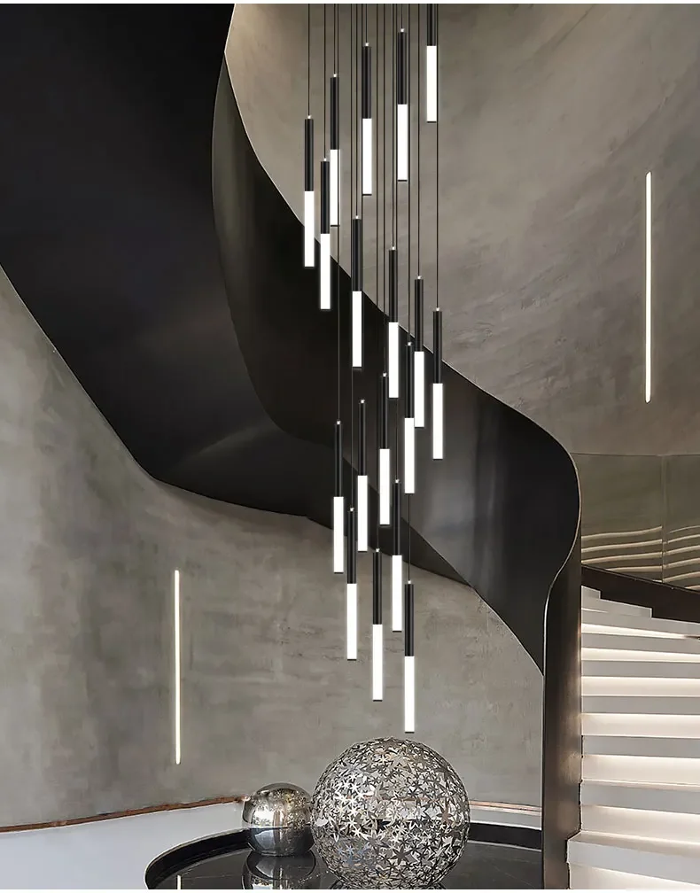 Moderno LED Creativo Nero Tubo - Interior Design Youtube recensione e prezzo