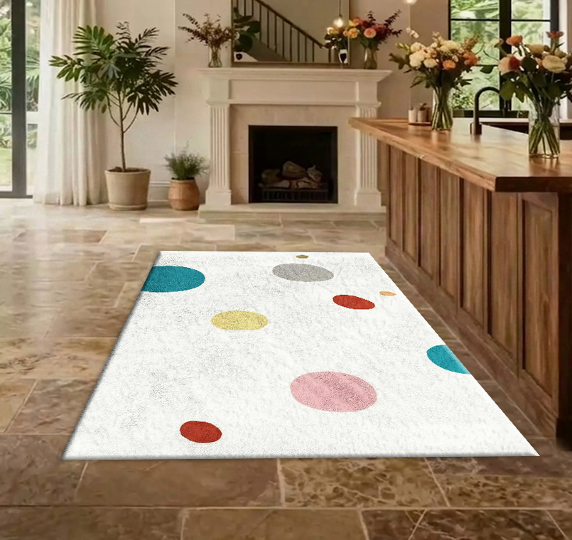 Tappeto colorato con motivo a  - Printed Rug Abstract recensione e prezzo