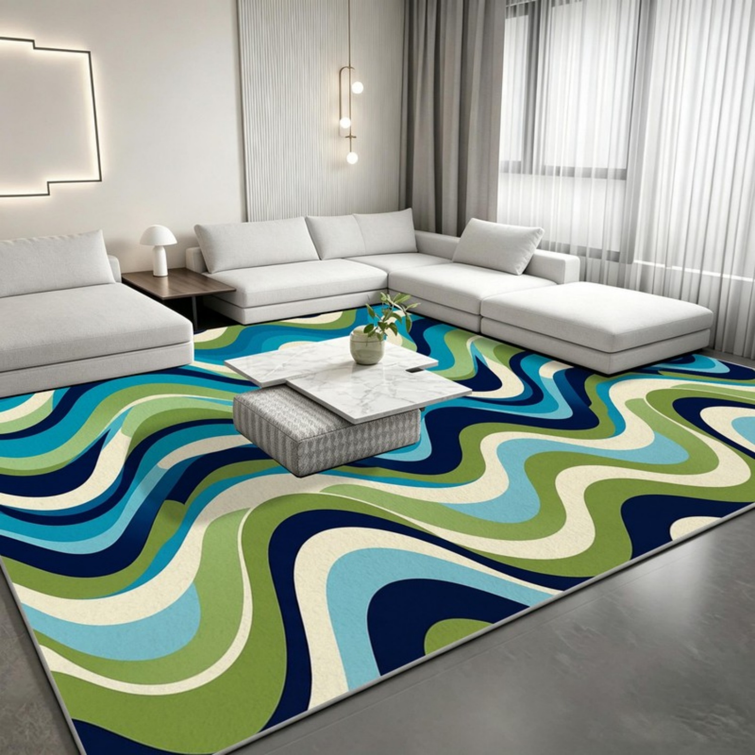 Tappeto decorativo per la stan - Printed Rug Abstract recensione e prezzo