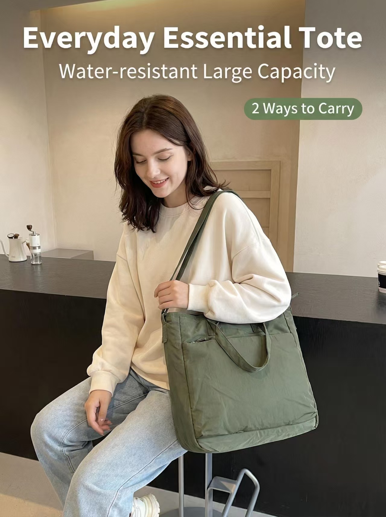 Una borsa tote in nylon sempli - Interior Design Book recensione e prezzo